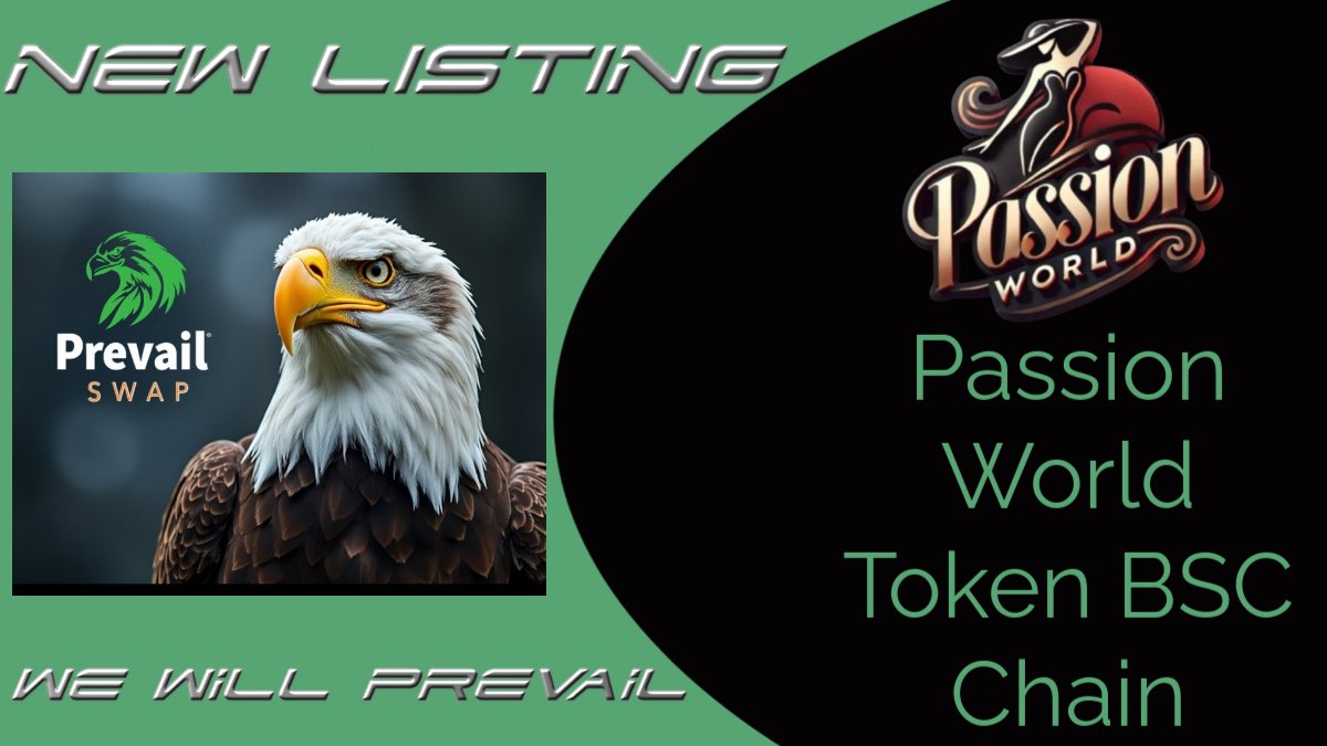 🚀  🌟 New Listing 🌟 🚀 

Prevail Token is pleased to announce our newest partnership and listing on Prevail Swap/Shop @PGaming777. Passion World is live on Prevail Swap and Prevail Shop!! Go check out all their new merch!! We Will Prevail!! 

Prevail Swap: