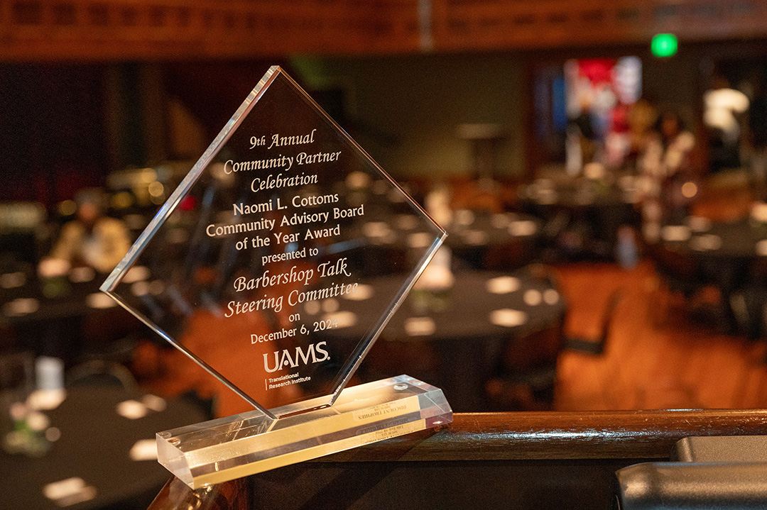 Health Equity Action Network (@hean_rcc) on Twitter photo Last Friday, the Barbershop Talk Steering Committee was honored with the Naomi L. Cottoms Community Advisory Board of the Year Award by the <a href="/TRI_UAMS/">TRI at UAMS</a> for their guidance on the team's study.
Congrats on this well-deserved award! 🙌
Learn more: ow.ly/ao0R50Uqeqb Last Friday, the Barbershop Talk Steering Committee was honored with the Naomi L. Cottoms Community Advisory Board of the Year Award by the <a href="/TRI_UAMS/">TRI at UAMS</a> for their guidance on the team's study.
Congrats on this well-deserved award! 🙌
Learn more: ow.ly/ao0R50Uqeqb