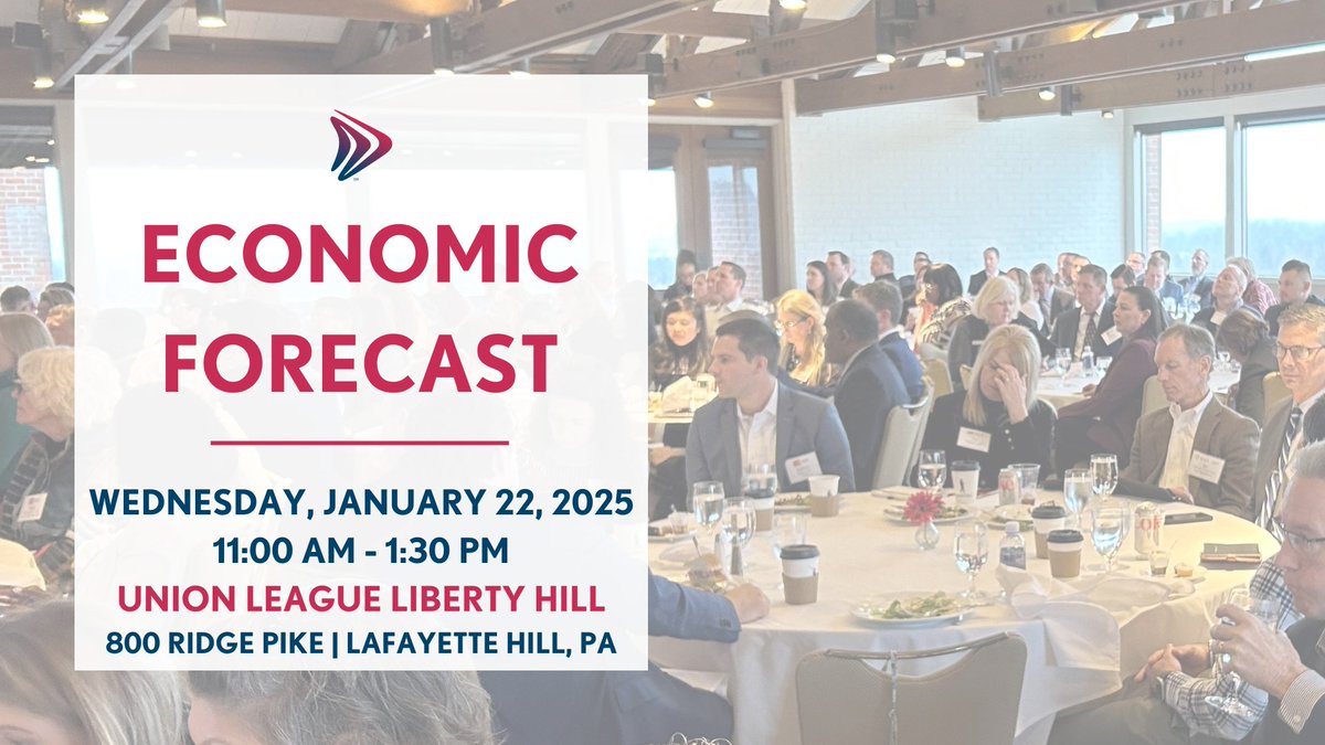 Registration is now open for our annual Economic Forecast. Register now to hear from Nick Villa, Economist, Moody's CRE as he shares economic insights for our region in the new year. philadelphia.crewnetwork.org/events/2025/ec…

#GreaterWithCREW #GreaterMeansAll #PhillyCRE #CommercialRealEstate