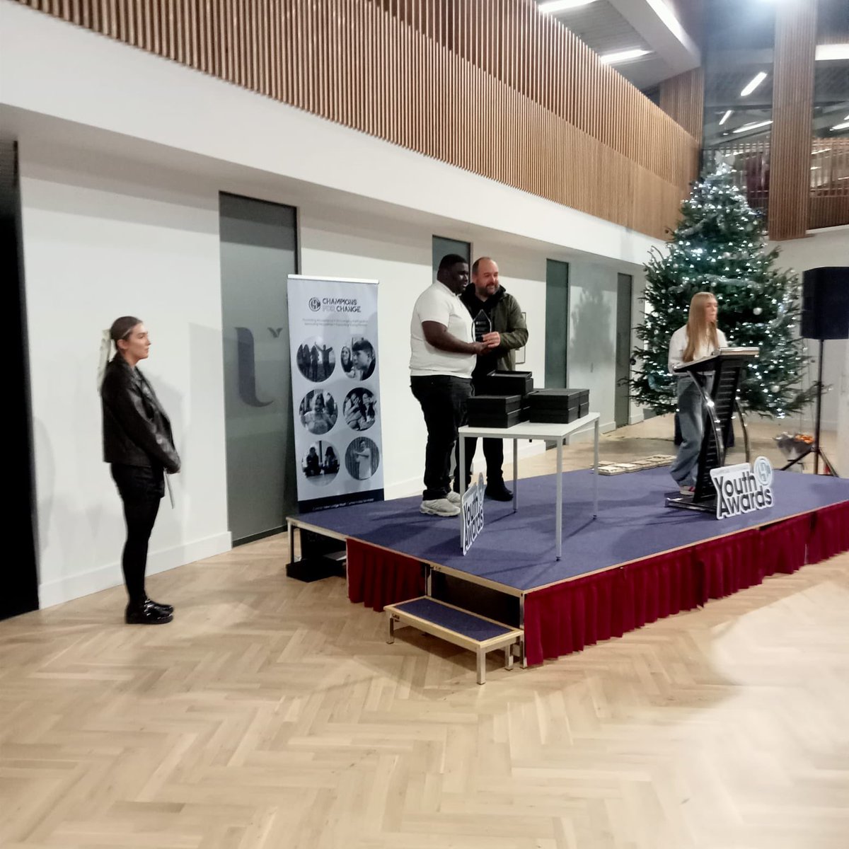 It was an amazing night at the new Ulster University celebrating young people’s achievements in North Belfast.  The Champions For Change event showcased the positive impact that young people have in their community. 

We have worked with over 2000 young people who have shown
