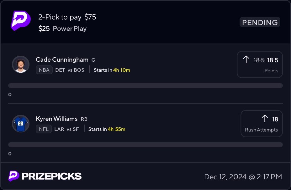 ROSB💰 NBA🏀 x NFL🏈 PLAY OF THE DAY ‼️
#Prizepicks #GamblingTwitter #NBAprops #NFLprops