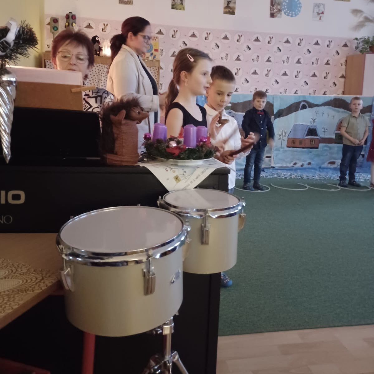 skolamachov's tweet image. JEŽEČCI 🎄🦔
Vánoční besídka ve třídě ježečků.
#skolka #deti #vanoce #kindergarten #kids #children #christmas