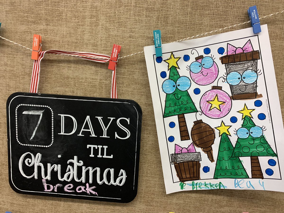 Starcevic1stKES's tweet photo. The 7th day til Christmas break is Christmas Tree 🎄 Day!  Games, treats, and lots and lots of trees 🌲 @KPSD2KES @KPSD2KPS https://t.co/udYPIhOJLt