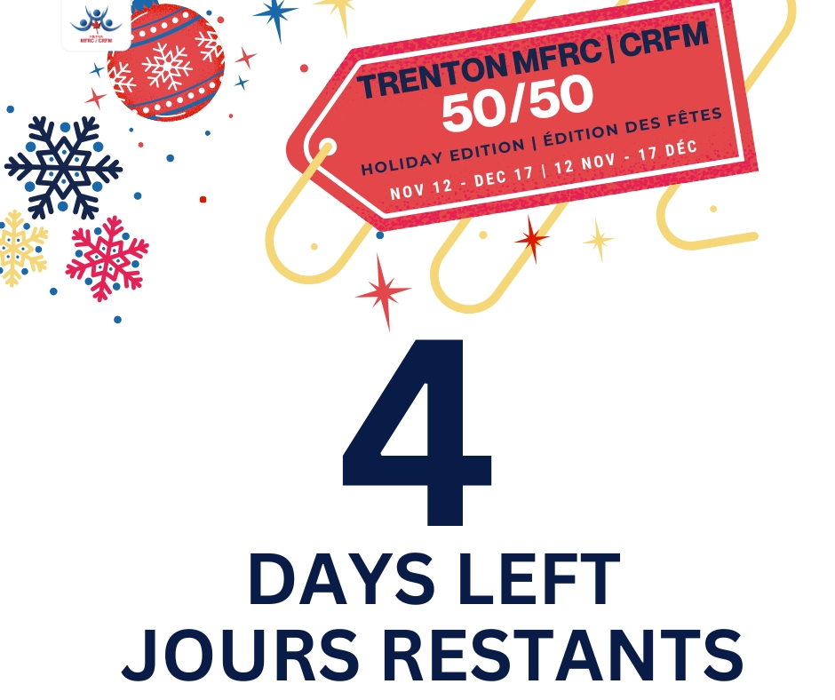 🚨 4 DAYS LEFT to WIN BIG! 🚨  

🔥 The clock is ticking... don’t miss your chance to WIN BIG! Get your tickets NOW before time runs out!  
🔗 rafflebox.ca/raffle/trenton… 
🗓️ Draw date: December 19, 2024 
💰 Prize pool: $5,210 *Currently