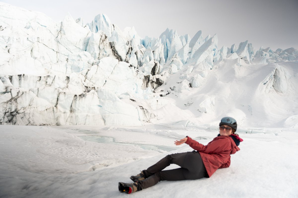 micaguides's tweet photo. Oh this? Just a glacier 💁‍♀️ https://t.co/VTC9FFCa0X