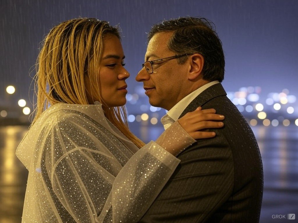 javalwite's tweet photo. Hermosos @karolg &amp; nuestro amado @petrogustavo en su más reciente encuentro #PanoramaNacional https://t.co/jG6ZUlrZZn