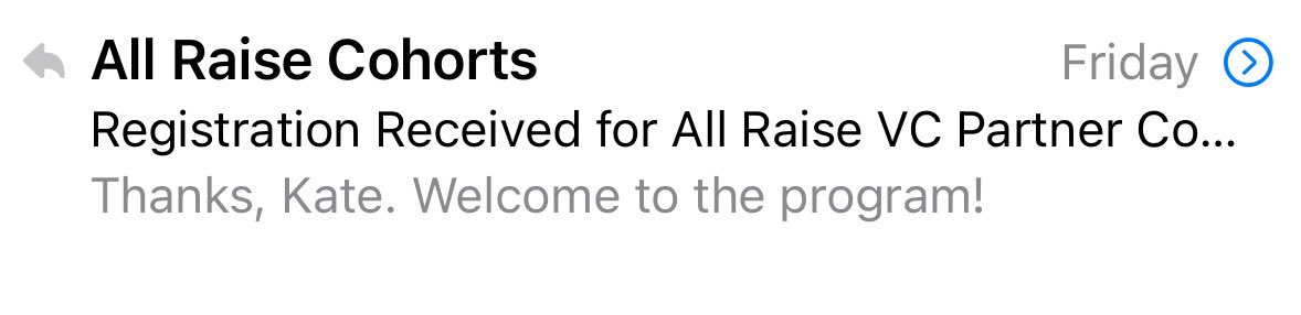 Small but mighty things that make me excited for 2025… thank you <a href="/AllRaise/">All Raise</a> for supporting every step of my career over the past five years from Associate to Principal and now Partner cohorts. Can’t wait for 2025 💪🎇