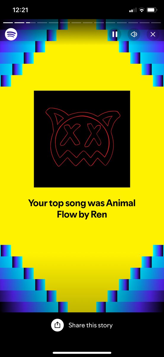 afristoe's tweet photo. Not surprised Animal Flow by @Renmakesmusic is my top listened to song on Spotify https://t.co/wKxvw92qLn