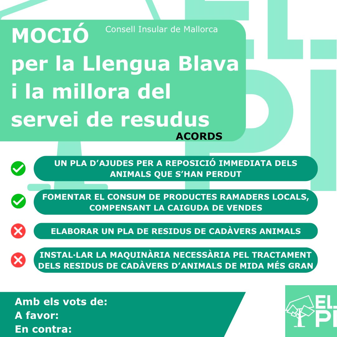 El Pi-Proposta per les Illes Balears tweet media