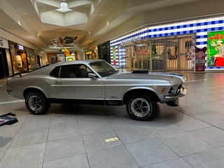 Last chance to purchase raffle tickets for Angel's Garage's 10th year Classic Car Giveaway.  They are auctioning off a 1970 Mach 1 R code with shaker, an Automatic, with Silver and Blue paint with Black interior. The Kid Rock Foundation is a beneficiary.  The drawing is Friday,