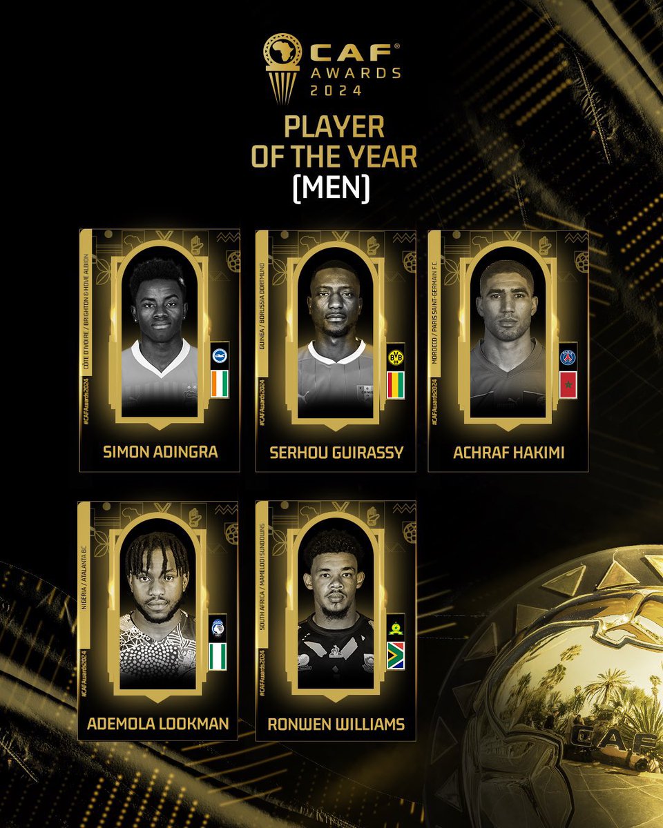 🚨🌍 African Player of the Year Finalists have been announced by CAF tonight 👀✨

Who’d you vote as winner? 🏅