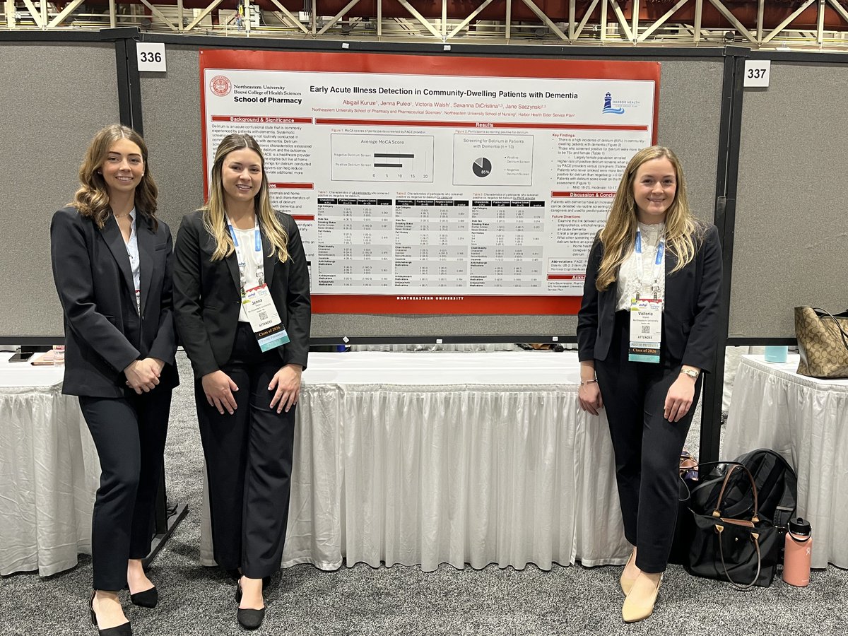 NortheasternSOP's tweet photo. Our PharmD students did a wonderful job presenting at #ashp24! Great work!
#nubouve #ashpmidyear #pharmacyeducation https://t.co/PsXuira22U