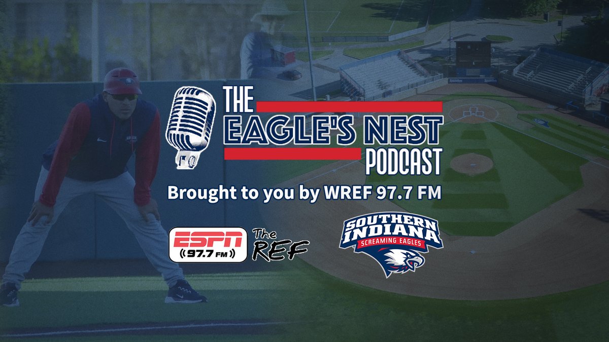 USI Athletics (@usiathletics) on Twitter photo A new episode of "The Eagle's Nest" podcast, brought to you by <a href="/ESPN977WREF/">ESPN 97.7 THE REF</a>, has dropped!
Click the link below to listen to this week's edition featuring <a href="/USIBaseball/">USI Baseball</a> Head Coach Chris Ramirez.
🎧 bit.ly/3VwbJZB
🦅⚾️ #GoUSIEagles #OVCit A new episode of "The Eagle's Nest" podcast, brought to you by <a href="/ESPN977WREF/">ESPN 97.7 THE REF</a>, has dropped!
Click the link below to listen to this week's edition featuring <a href="/USIBaseball/">USI Baseball</a> Head Coach Chris Ramirez.
🎧 bit.ly/3VwbJZB
🦅⚾️ #GoUSIEagles #OVCit