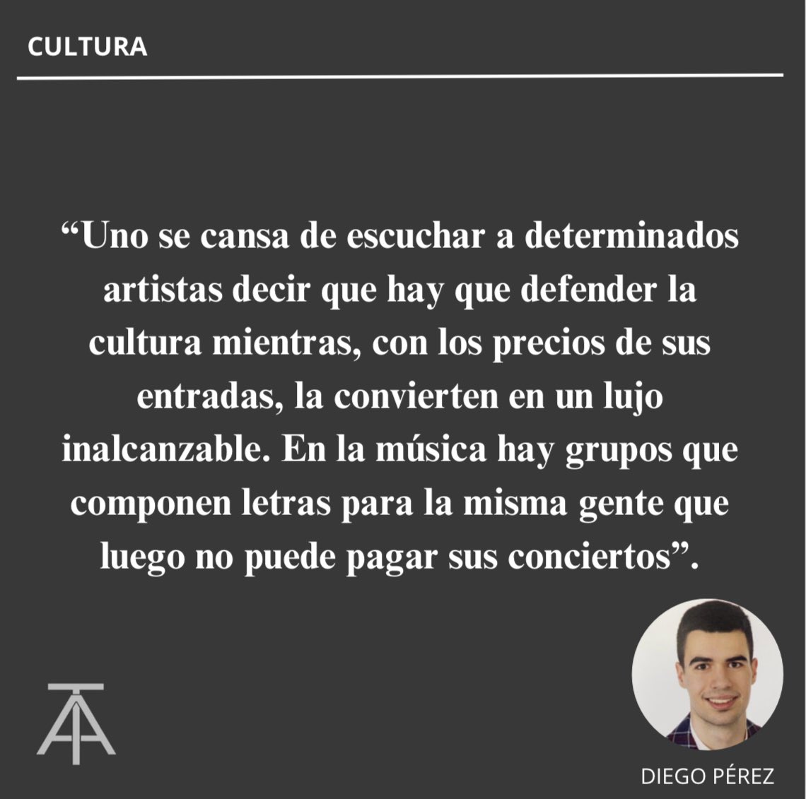 “El precio de la cultura”; <a href="/Diegope_10/">Diego Pérez Luengo</a> ✍🏼
teclabierta.com/2024/12/12/el-…