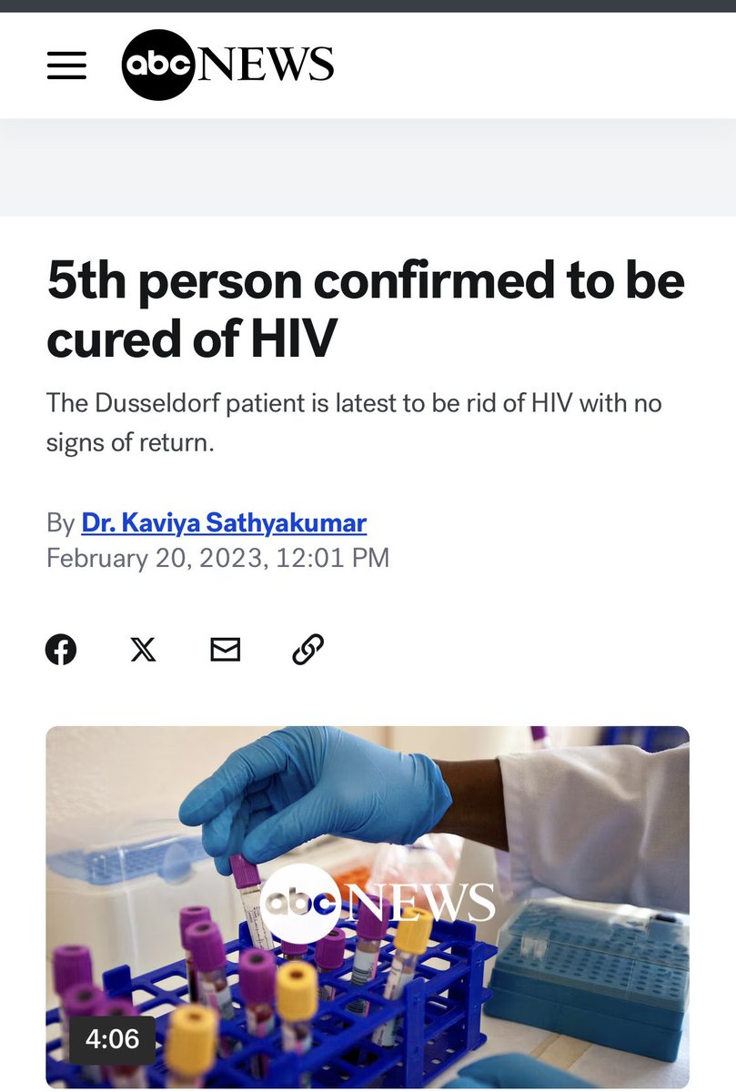 I remember when HIV was a death sentence. When fear &amp; stigma were so severe that many HCWs refused to treat patients with AIDS

Many were cared for by their partners - often sick themselves or worried they might be next

Its incredible to see people cured in our lifetime