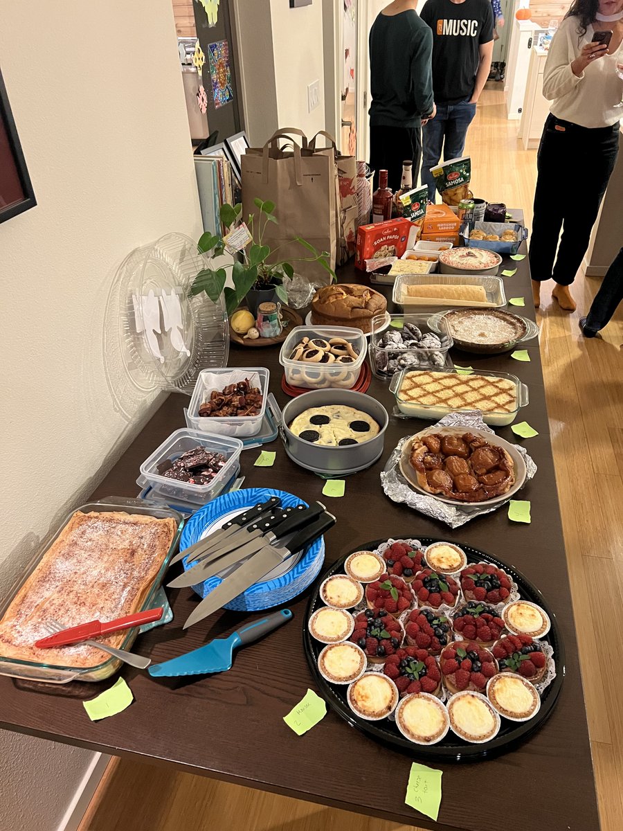 Happy Holidays from the DeForest Lab!

What fun to celebrate the group’s 2024 achievements, especially in the baking sector. Our annual dessert bake-off competition was a tasty success!