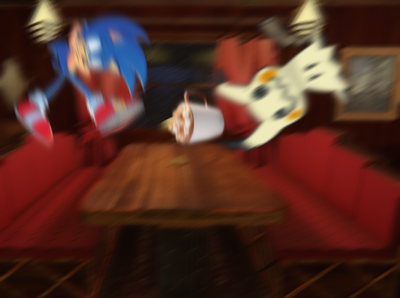 masked_fame's tweet photo. [ #ParodyExpress ]
 [👻⚡️]: Blue, I might cry if this day goes wrong.
- Not even 5 seconds later. -
[👻⚡️]: I’m going to hurt someone. https://t.co/DTJb7GdHcc