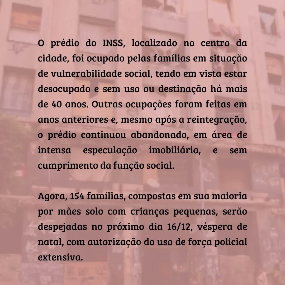 Nota contra a remoção forçada da Ocupação Zumbi dos Palmares, dia 16/12
blogconselhopopularrj.wordpress.com/2024/12/11/not…
