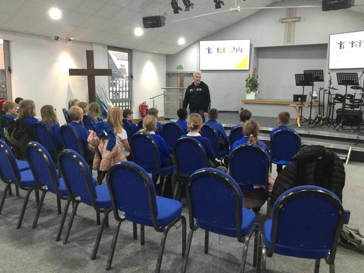 Yesterday, Hawk class, year 5, had the pleasure of visiting Godmanchester Baptist Church.
Here they learnt about the work the Baptist Church does &amp; how they contribute to both the Christian community &amp; wider community of Godmanchester.