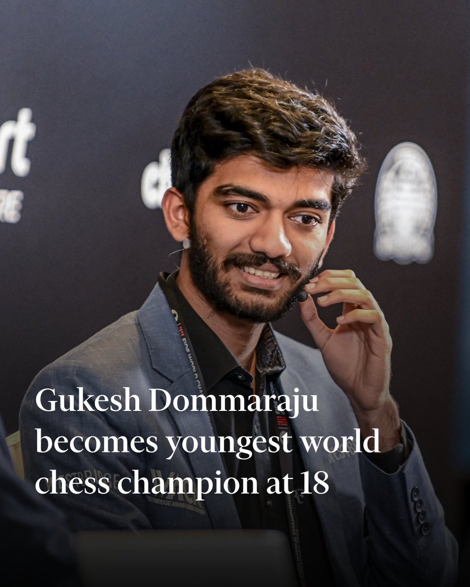 Dommaraju, who is from India, has broken the record set by the legendary Garry Kasparov in 1985 by four years on.ft.com/3Dgt6HW