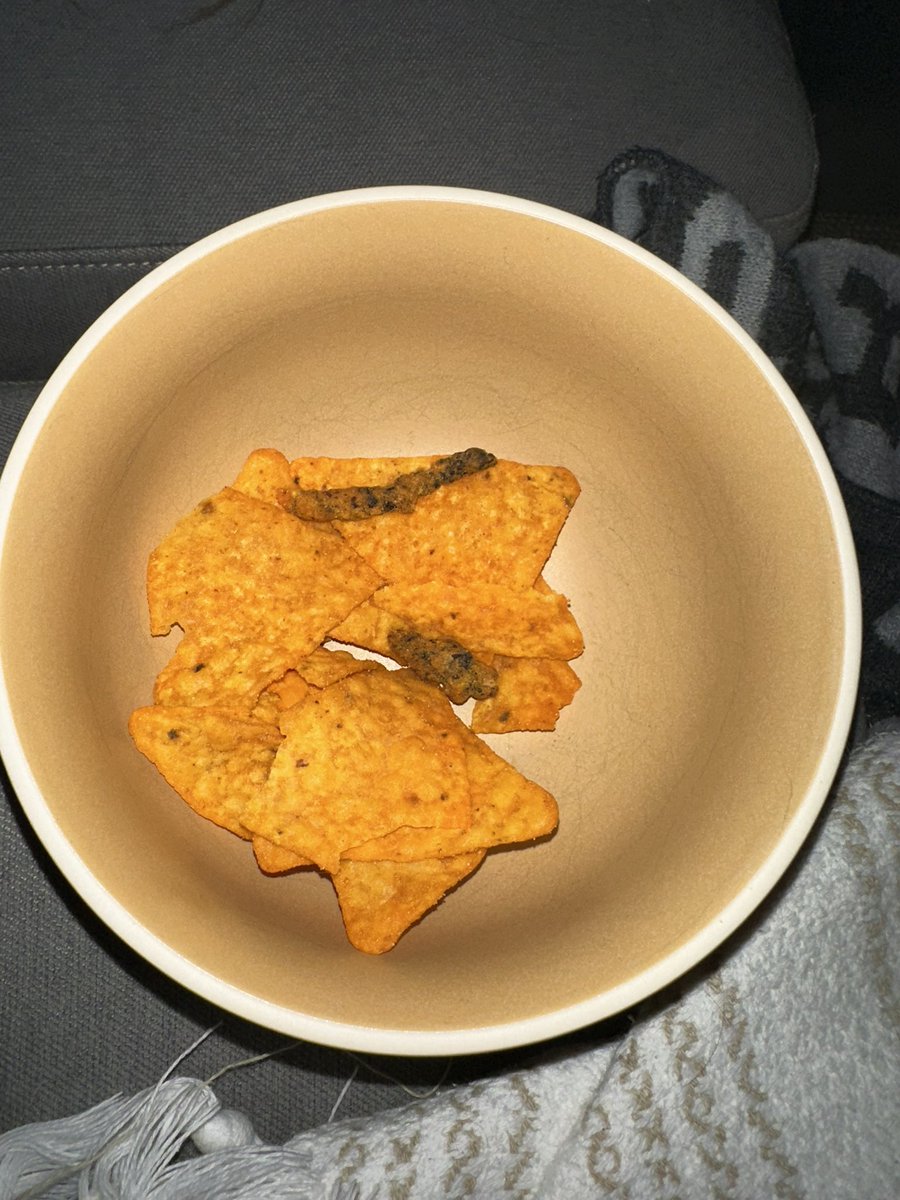 strachan_alex's tweet photo. @Doritos Not sure what you put in this bag of Sweet Chilli Heat but safe to say I will not be buying them for a while…. https://t.co/tYe8sLNnvZ