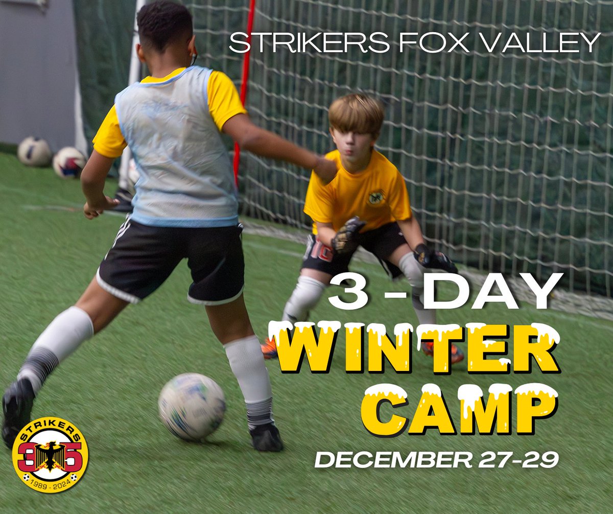 The 3-day Winter Camp returns! For players 7-13, boys and girls who are ready to level up after the holiday. December 27-29. See you soon! tinyurl.com/sfvwinter2024 
#onecommunity #oneclub #soccer​​ #soccercamp #winter #newyear