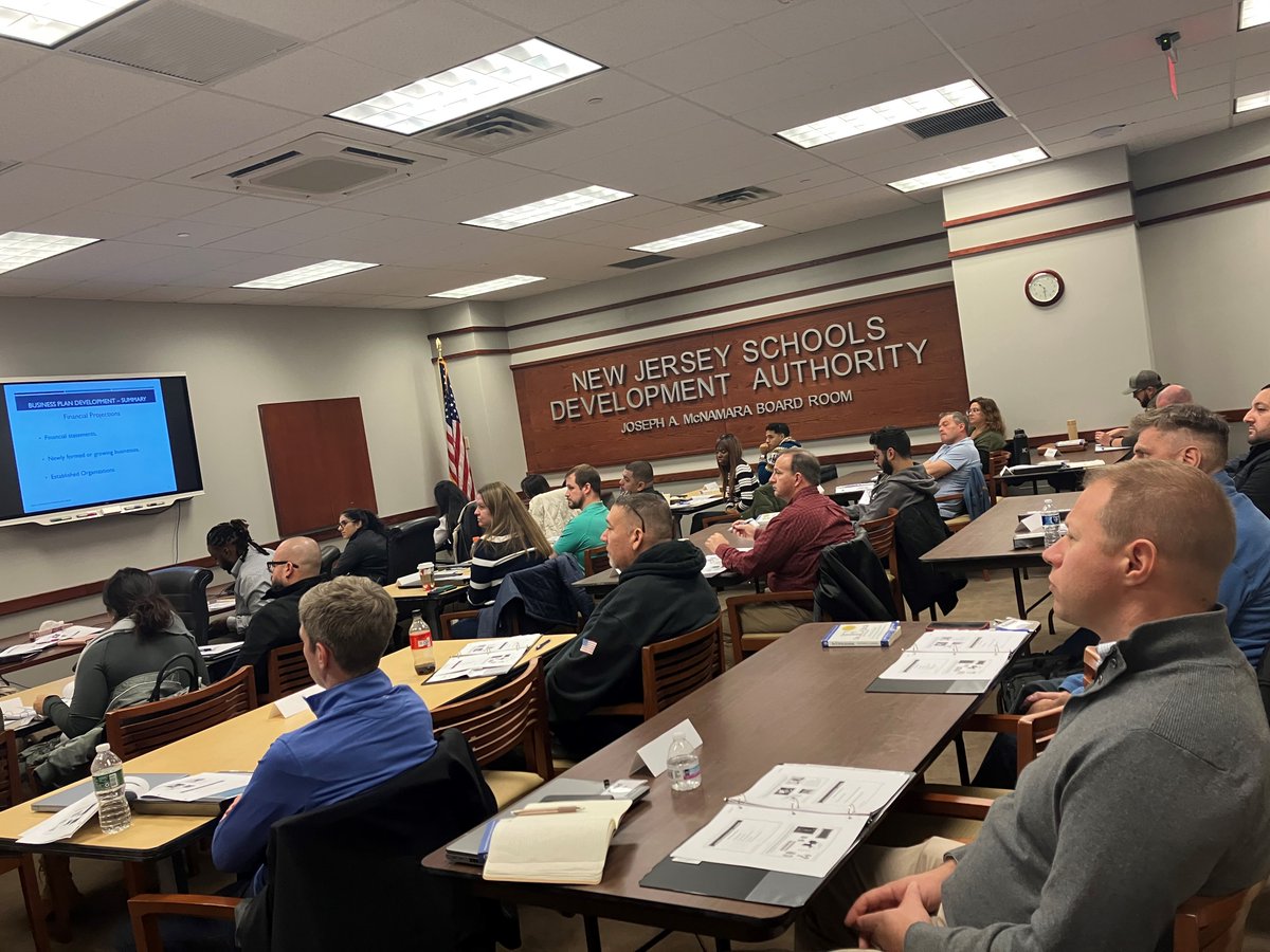 NewJerseySDA's tweet image. Thank you to all those who made this year’s Contractor Training Program another success!
#NJSDA #ContractorTraining #NewJerseySchools #NJSmallBusinesses