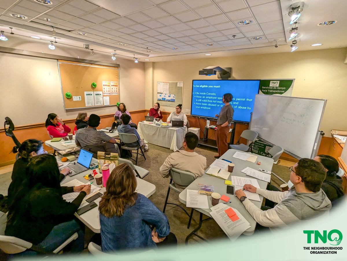 TNOtoronto's tweet photo. Over the past two days, we conducted a training session to better serve our migrant workers on legal matters in collaboration with our partners at Newcomer Legal Clinic @newcomerlaw_nwo. Thank you to all participants and our partners for their support!
#SupportMigrantWorkers #TNO #WSS