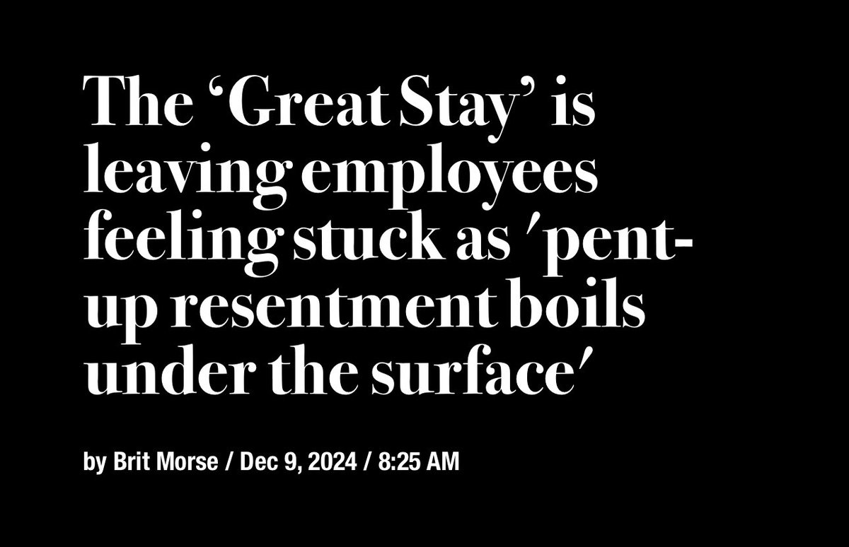 I make a living talking to potential job seekers all day.

I can tell you right now, there are so many people with one foot out the door waiting for the market to get better.

They’re currently working, but frustrated either by:

• how their employer mandated RTO
• getting a