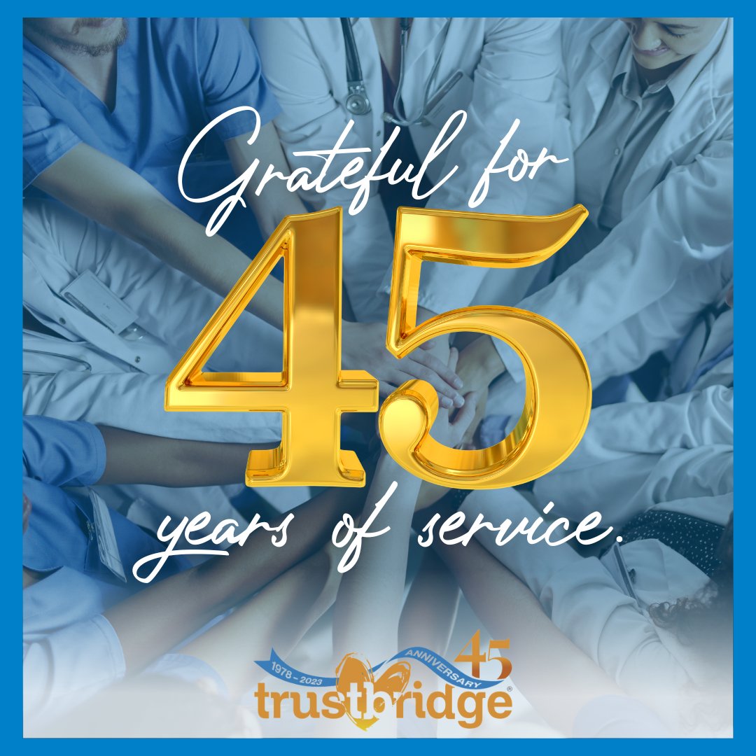 TrustbridgeFdn's tweet photo. Today marks the beginning of our 12 Days of Gratitude, where we reflect on the legacy of Trustbridge’s 45 years of compassionate care and support for families in South Florida. Since opening our doors in 1978, we have touched the lives of over 200,000 families in South Florida. https://t.co/WLOB0iyhsH