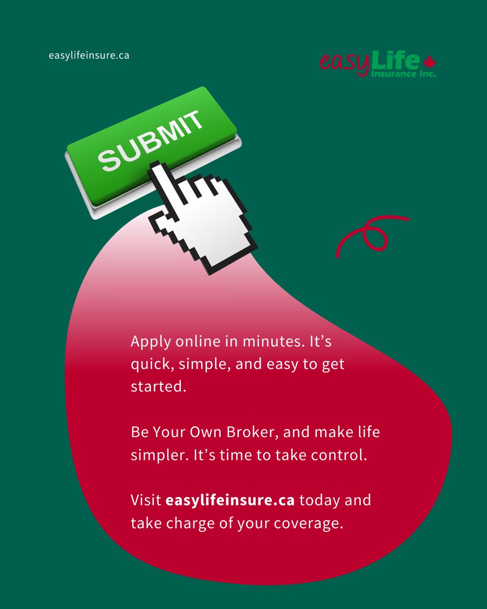 EasyLifeInsured's tweet image. Be Your Own Broker this holiday season with easyLife! 🎁

Get the coverage you need - on your terms.
✔️ Assess your needs
✔️ Compare tailored policies
✔️ Apply online in minutes from home

Take control today. Visit easylifeinsure.ca to get started! 🌟

#easyLifeInsurance