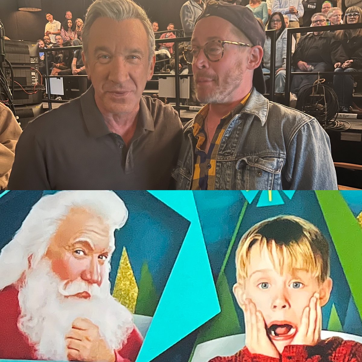 ofctimallen's tweet photo. “The Santa Claus 4: Home Alone?”
Hanging out with Macaulay Culkin at the taping of my new show SHIFTING GEARS! #ShiftingGearsABC https://t.co/kjx9kVp9Ur