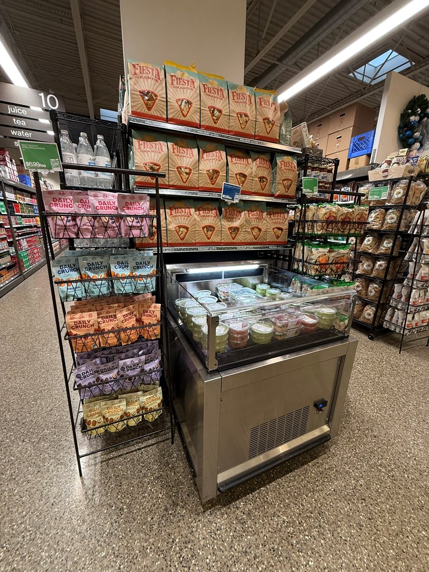 Daily Crunch, Plum Market in Michigan.

This brand is on the road to success.

Here’s why:

1. Great product. It’s clear they have gone the extra mile to create a better product in an otherwise undifferentiated space. The sprouted nuts are really crunchy and apparently healthier.