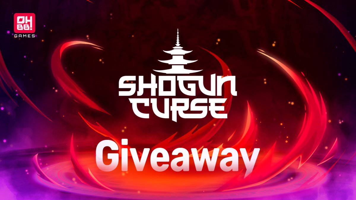 Giveaway Alert! Starting today until December 20, 2024 at 11:59pm GMT+1, follow us on social media to enter into our Gleam giveaway. 
Five lucky winners will win a free copy of Shogun Curse!
Links and details in replies.