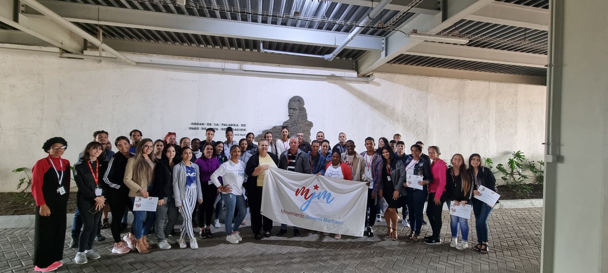 CIGB_Mariel's tweet photo. Siendo nuestro municipio del Mariel vanguardia provincial en el funcionamiento del Movimiento @JuvenilArtemisa , tuvimos el privilegio de ser sede hoy del acto de inicio de la jornada conmemorativa por el aniversario 36 de dicha organización #EsaFuerzaQueNosMueve #36MJM https://t.co/VIAylZ3qg9