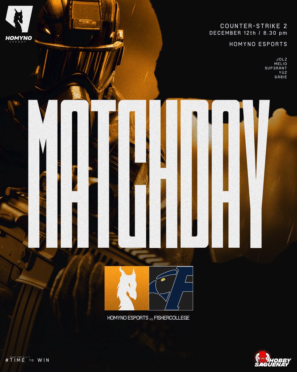 Homyno Esports (@homyno_na) on Twitter photo ๐| ๐๐๐๐ ๐ฃ๐๐๐ฌ๐ข๐๐
Nous avons rรฉussi ร les battre une fois cette saison, il faudra recommencer ce soir !
๐ <a href="/FisherCollege/">Fisher College</a>
โ๏ธ 8:30 PM
๐บ twitch.tv/HOMYNO
#TIMETOWIN ๐ ๐| ๐๐๐๐ ๐ฃ๐๐๐ฌ๐ข๐๐
Nous avons rรฉussi ร les battre une fois cette saison, il faudra recommencer ce soir !
๐ <a href="/FisherCollege/">Fisher College</a>
โ๏ธ 8:30 PM
๐บ twitch.tv/HOMYNO
#TIMETOWIN ๐