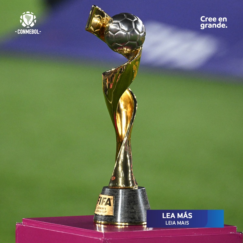CONMEBOL's tweet photo. Clasificatorias Sudamericanas para la Copa Mundial Femenina de la FIFA 2027. ✍🏼

#CreeEnGrande