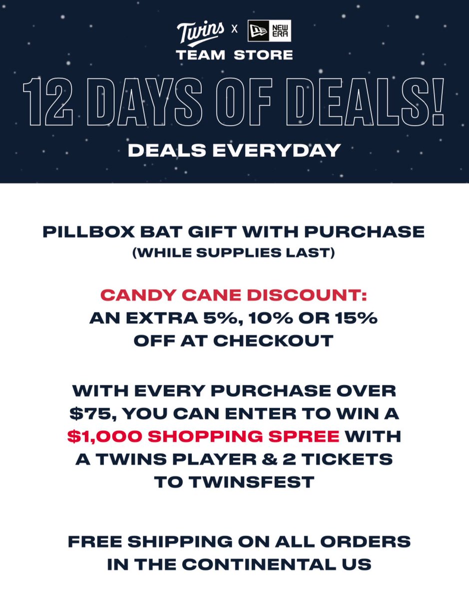 Twins New Era Team Store tweet media