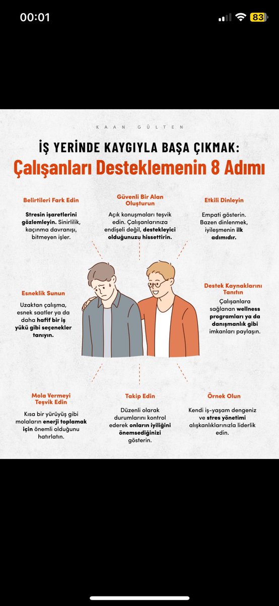 İş Yerinde Kaygıyla Başa Çıkmak👇