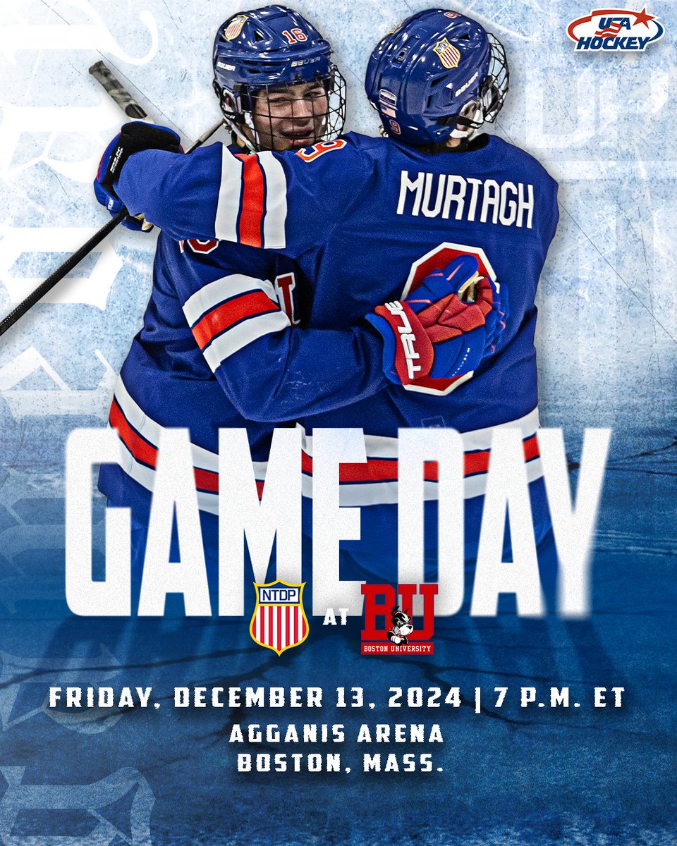 USAHockeyNTDP's tweet photo. Heading into the Dog Pound looking to train the Terriers
๐ Boston University
โฐ 7:00 p.m. ET
๐ Agganis Arena
๐บ https://t.co/p98Qm97SoE
๐ https://t.co/CjnrJKeXwG
๐ฐ https://t.co/yPL7YNf04k
#USAvsBU https://t.co/xB3wmLFDLr