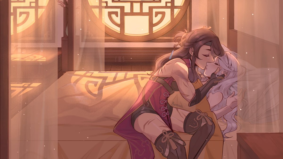 “hey Ning, i’m home”
beidou returning home after her months long voyage 

#GenshinImpact #genshinimpactfanart #原神 #beiguang