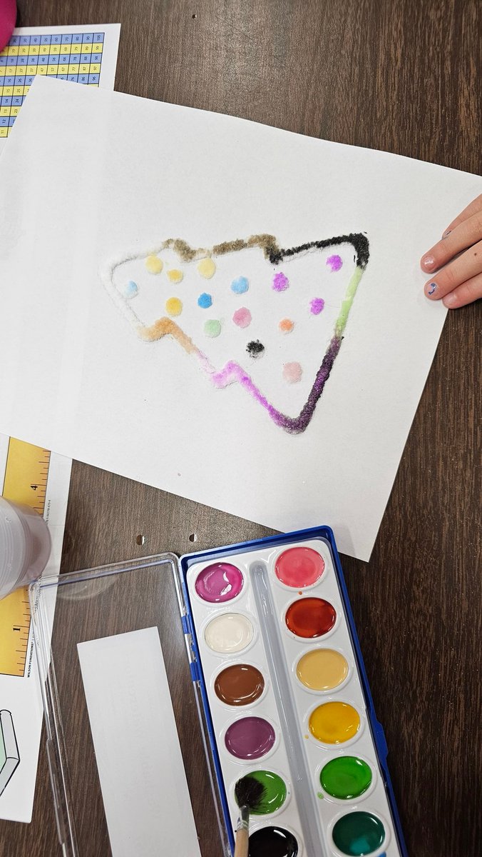 Debra Wellet (@debrawellet) on Twitter photo Our 8th grade Geometry class was excited to join <a href="/MissRudd34/">Cassie Rudd</a> Kindergarten class for a fun STEAM activity, making 3D watercolor paintings with glue and salt. ##CPSPRIDE Our 8th grade Geometry class was excited to join <a href="/MissRudd34/">Cassie Rudd</a> Kindergarten class for a fun STEAM activity, making 3D watercolor paintings with glue and salt. ##CPSPRIDE