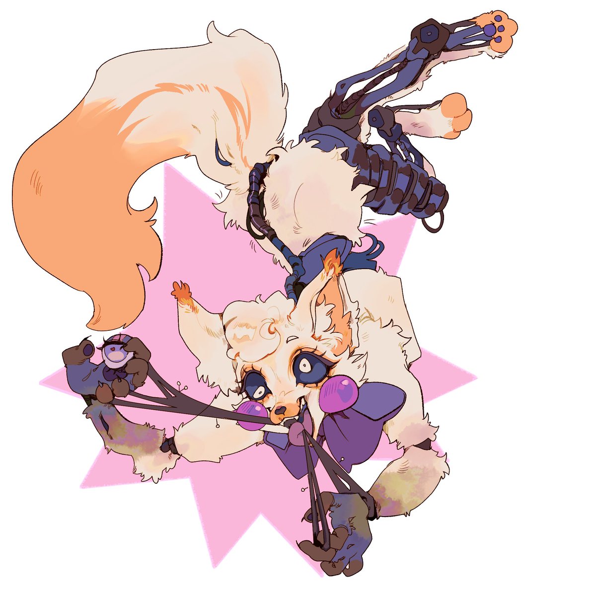 PSIIROCKIN's tweet photo. Lolbit comm I never posted!! 🤡🌈#FNAF #Fivenightsatfreddys https://t.co/q8qIl7fSYi