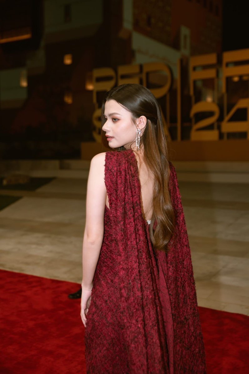 Live from the red carpet at the Awards Ceremony of #RedSeaIFF24; Rebecca Patricia Armstrong.

#TheNewHomeOfFilm