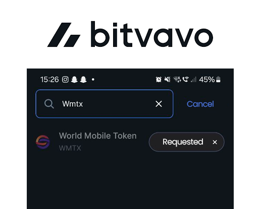 🚨 EUROPE NEEDS HELP 🚨

Let's help all our European Mobilers get $WMTx listed on <a href="/bitvavocom/">Bitvavo</a> !

It's super easy, <a href="/wmtoken/">worldmobilechain</a> is already on their shortlist!

All you have to do is submit a request via your mobile app!

Let's do it! Because we are #StrongerTogether !

More info if