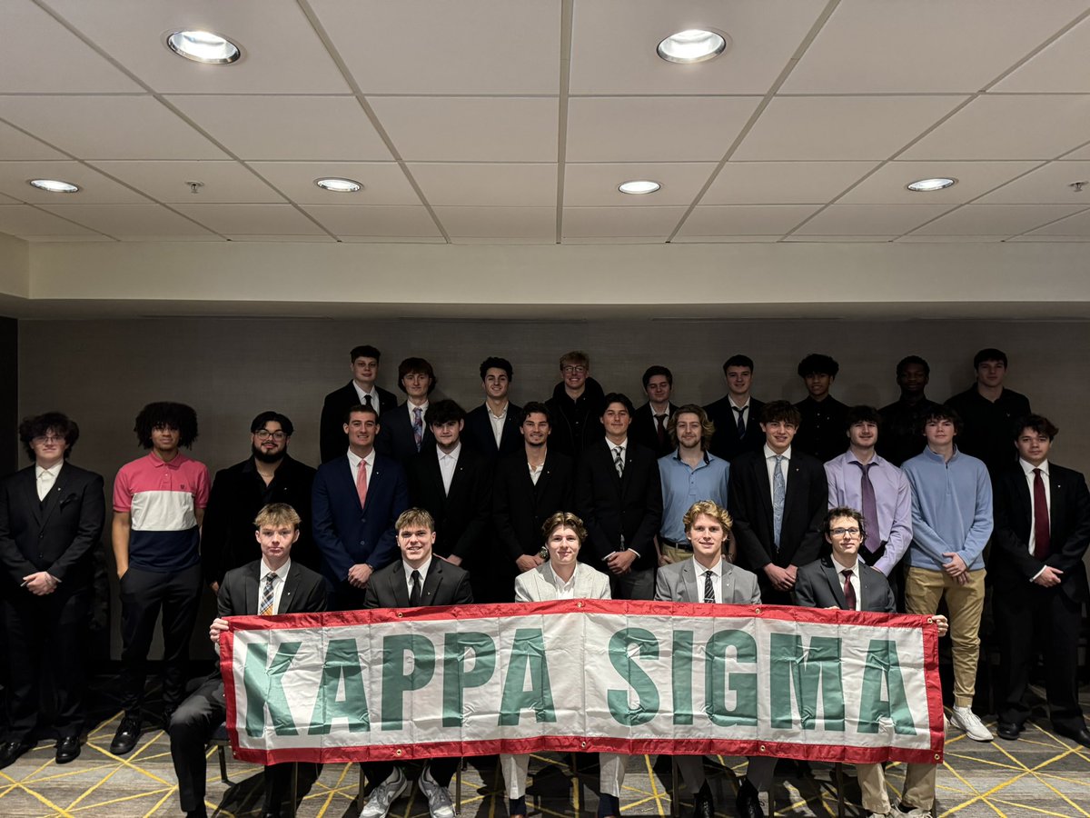 KappaSigmaHQ's tweet photo. #ColonyKickoff: Kappa Sigma has officially kicked-off the Grand Valley State University Colony in Allendale, Michigan, this week! #AnchorUp and Go Lakers! #GVNext #RushKappaSigma https://t.co/kaSqpTHQYx