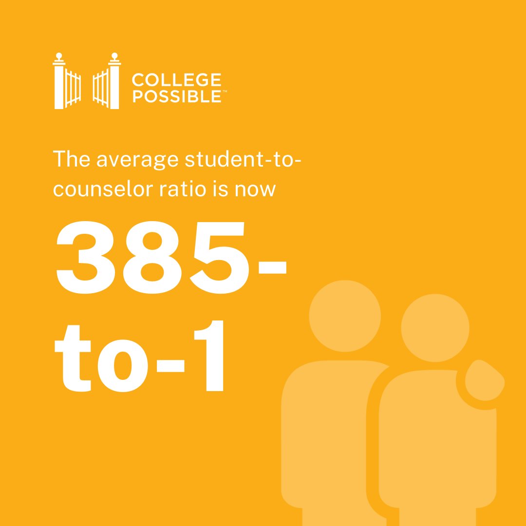 Many students share a counselor with hundreds of peers, lacking personalized guidance. College Possible Texas coaches 5,000+ students, ensuring they’re not alone in their college journey. Donate today to make a difference: bit.ly/3Z9d6hY #CollegePossible #YearEndGiving