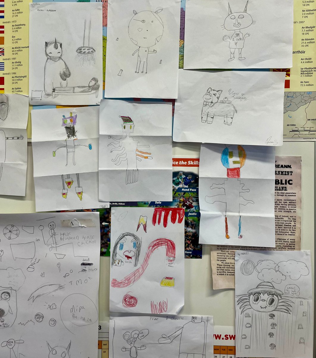 GalwayCartoons's tweet photo. We played some drawing games with some great kids this morning at Castlegar NS. https://t.co/deKAQSsdbf