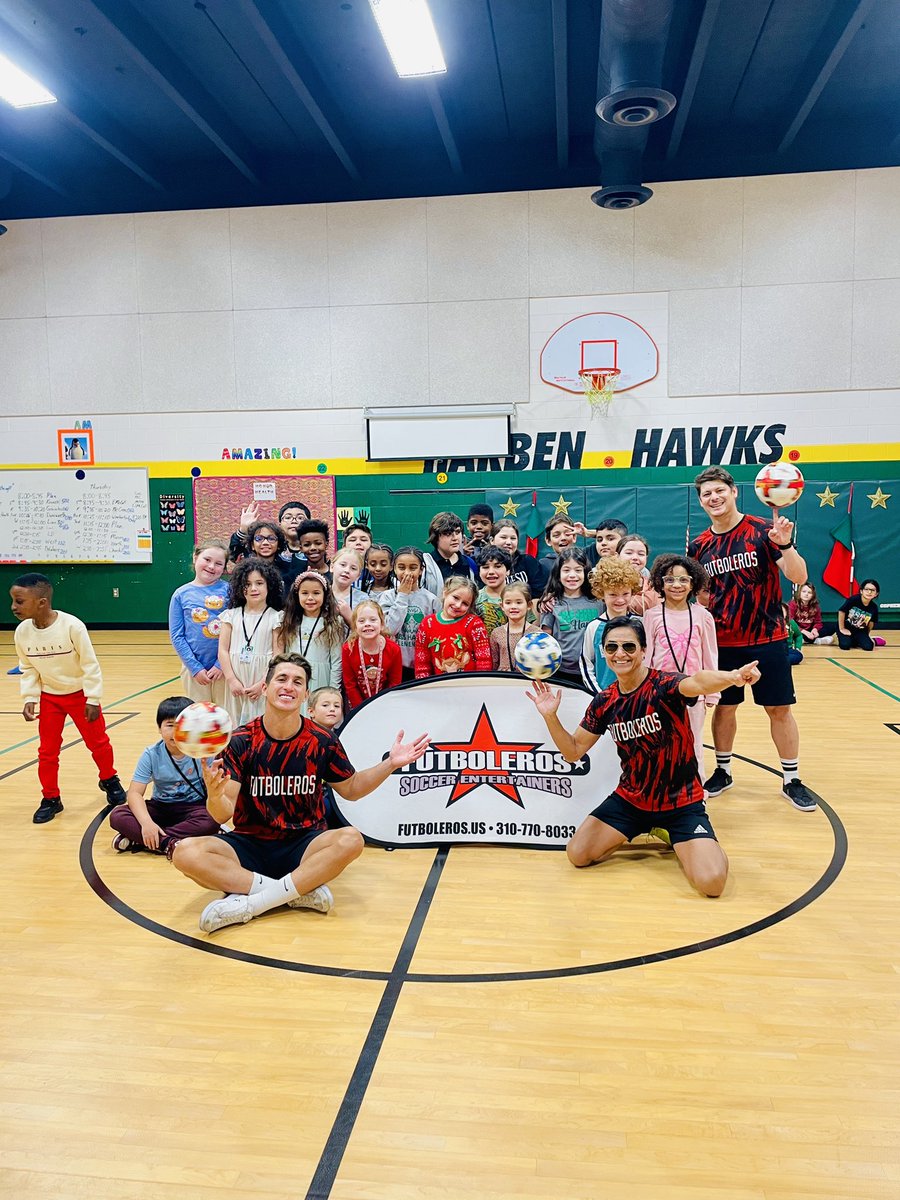 FUTBOLEROS's tweet photo. Dallas school tour in full swing! #prize #show #soccer #Entertainment #dallas #tour @WrldsFinestChoc 💥⚽️🥰 https://t.co/skrXKMXL2z