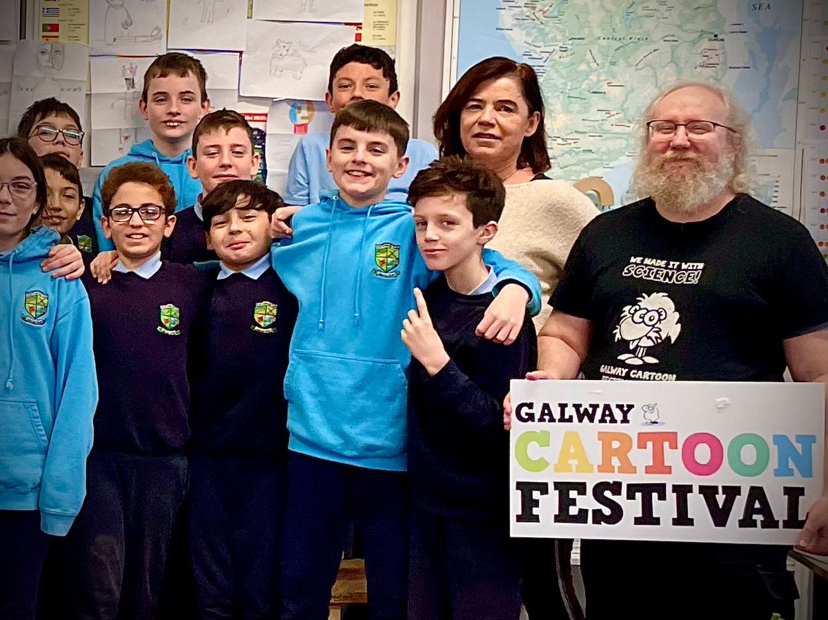 We played some drawing games with some great kids this morning at Castlegar NS.